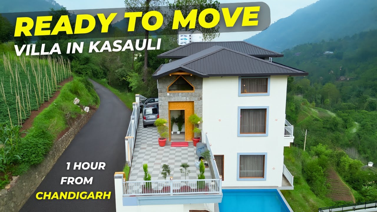 300 Gaj में बना Independent Villa in Himachal Pradesh | Ready to Move & Fully-Furnished | Bar Area |