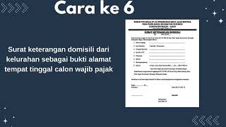 Cara Daftar NPWP Secara offline