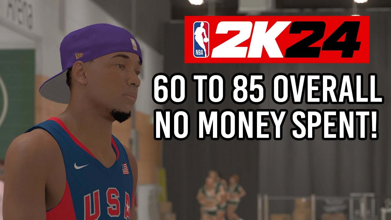 NBA 2K24 HOW TO SPEEDRUN FROM 60 to 85 OVERALL! NO MONEY SPENT! - YouTube