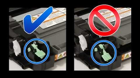 Installing toner in the drum | Brother MFC7860DW, MFC7365DN, MFC7460DN