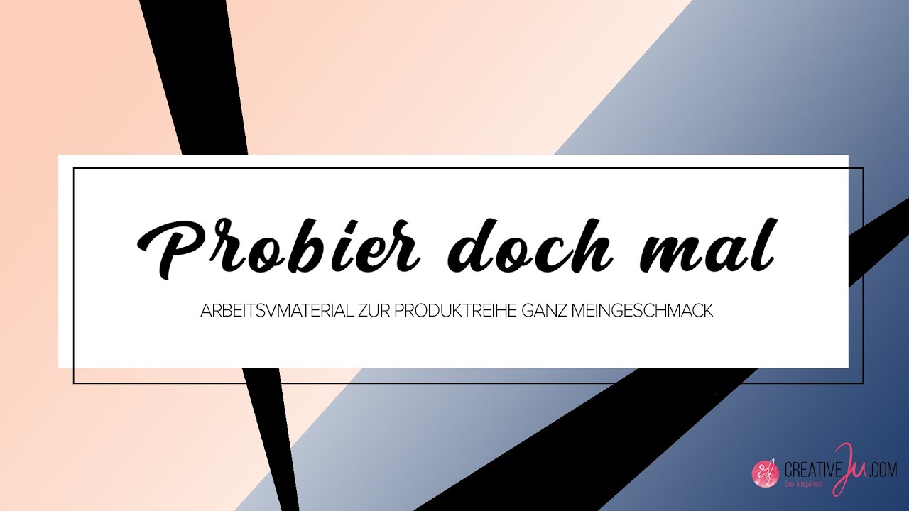 Probier doch mal - Arbeitsmaterial zur Produktreihe Ganz mein Geschmack