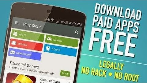 Playstore HACK !  Download paid Apps and Games FOR FREE (No Root Required).