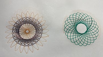 Spirograph Art draw ASMR Satisfying video #spirographdrawing #spirographasmr