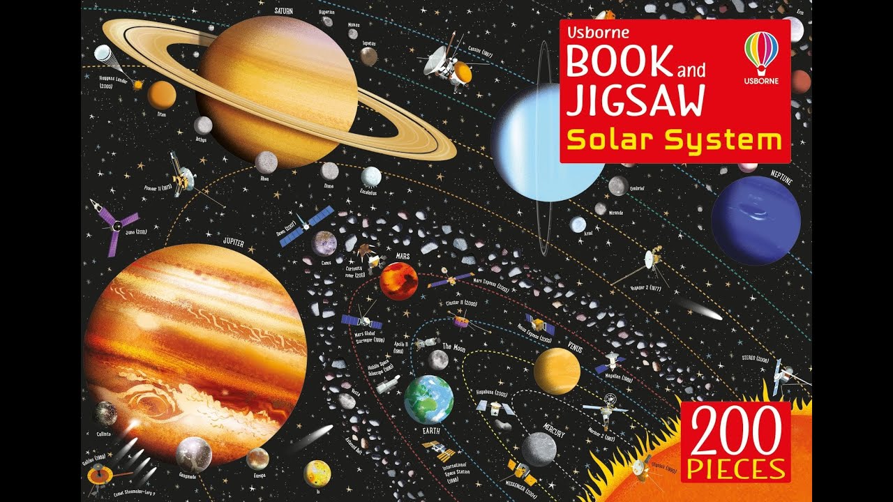 Usborne Book and Jigsaw Solar System