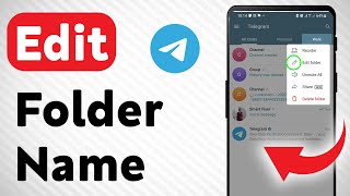 How To Edit Folder Name On Telegram Updated