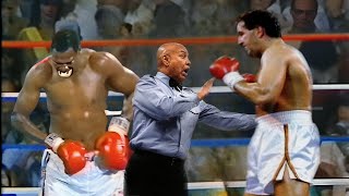 Ketika'LARRY HOLMES' dipertemukan Dengan Petinju Raksasa (USA) #tarungbrutal