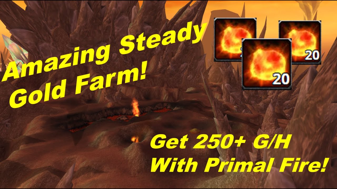 Farming 5 HOURS of PRIMAL FIRE in Blade's Edge Mountains WoW TBC