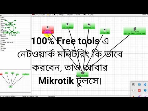 How to install network monitoring free tools in bangla|How to mikrotik dude server install in bangla