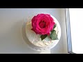 КАК УКРАСИТЬ ТОРТ ЦВЕТАМИ💐 как безопасно изолировать цветы💐 fresh flowers on cake