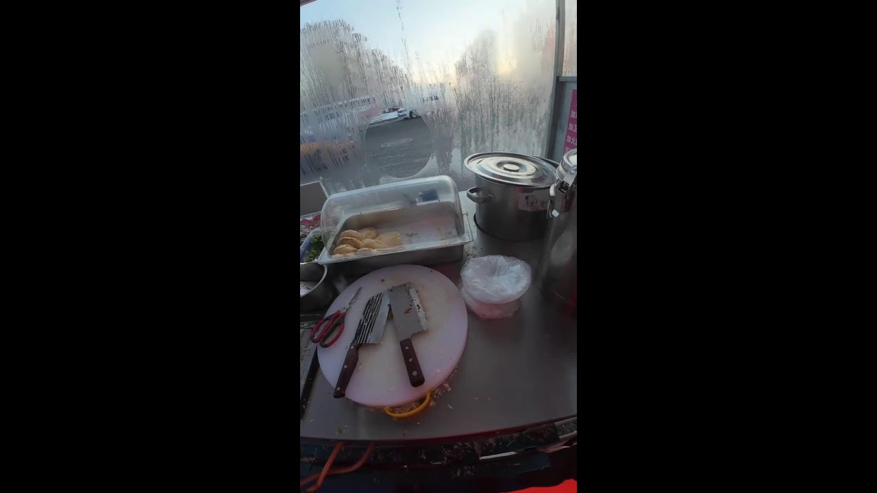 POV Roujiamo Build | Chopping, Mixing & Street Flow | Real-Time Xi’an Snack Craft