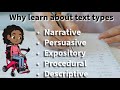 TEXT TYPES IN ENGLISH