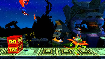 Crash Bandicoot 2: Cortex Strikes Back 100% Walkthrough HD - Part 22: Road to Ruin 2