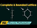 Complete and Bounded Lattice