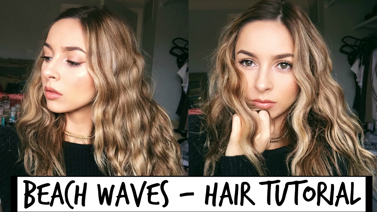 Blue Beach Waves Hair Tutorial for Beginners - wide 3