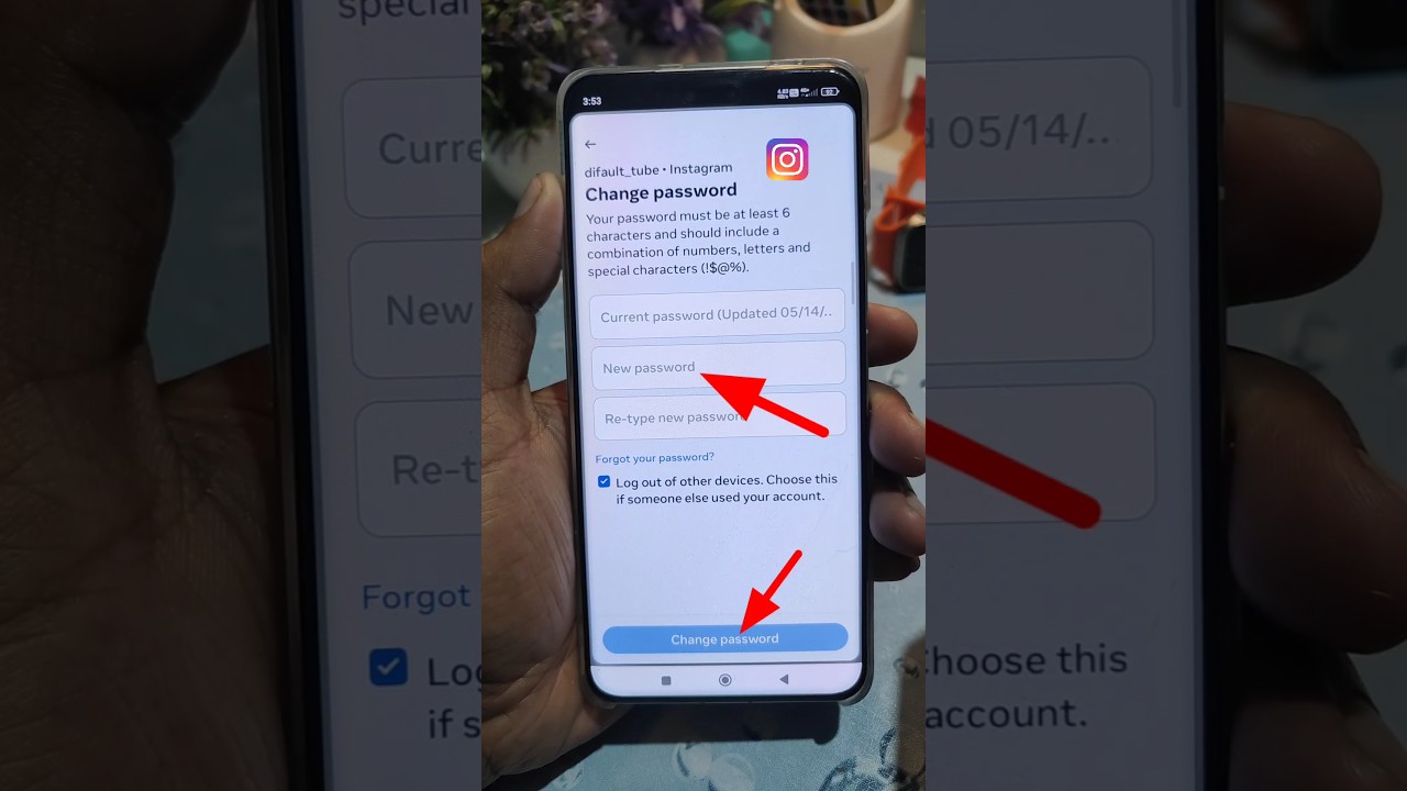 Instagram&nbsp;ka password kaise change kare instagram ka password kaise badle instagram change password