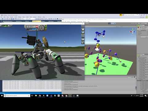 KSP Hexapod - IK Neck Testing
