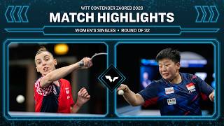 Lea Rakovac vs Zeng Jian | WS R32 | #WTTZagreb 2026