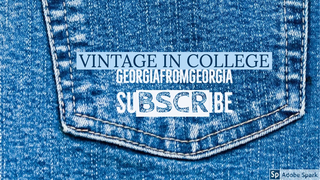 VINTAGE IN COLLEGE// Pants and Shorts// YouTube