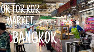Walking Review in Or Tor Kor Market Bangkok