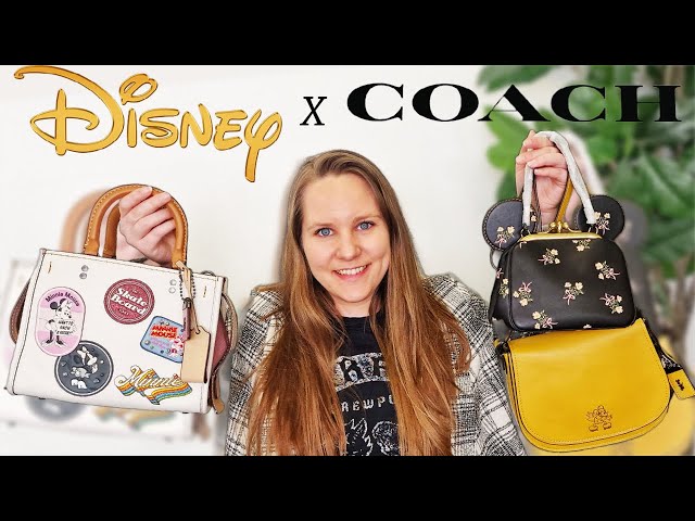 Disney x Coach Mini Bennett in Black Smooth Leather with Mickey