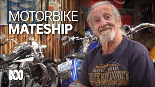 Motorbike-building mental health champ, Adrian, makes bikes to start conversations 🏍️| ABC Australia by ABC Australia 1,130 views 13 days ago 2 minutes, 54 seconds