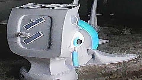 3D Print Timelapse - Bambu Lab P1S - Flexi Factory Hammerhead Shark in 37 seconds