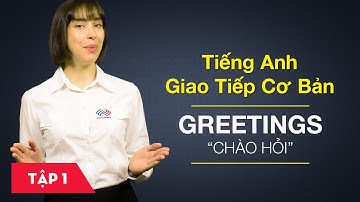 Tiếng Anh giao tiếp cơ bản - Bài 1: Greetings - Chào hỏi [Học tiếng Anh giao tiếp #6]