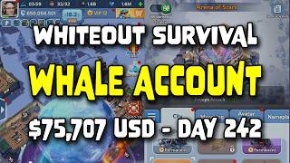 WOS Whale Account - $75,707 USD - Day 242 - Max Twin Stars d2