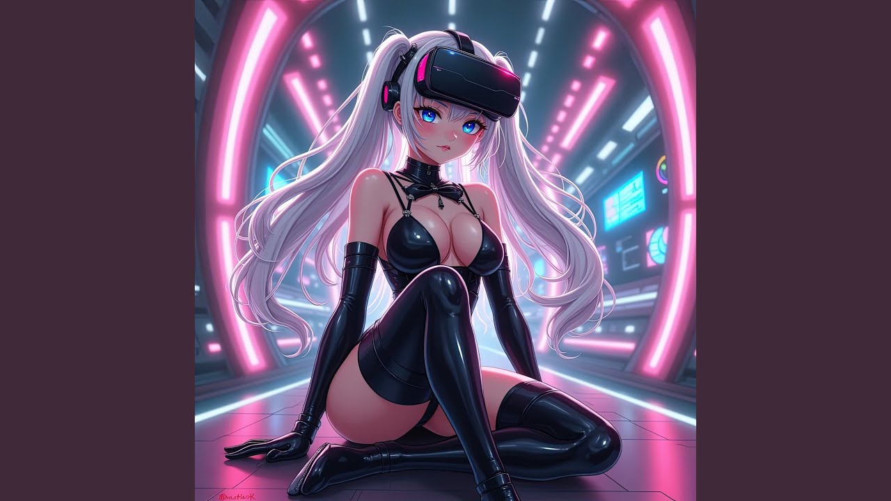 White Hair, Pink Glow