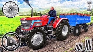 Heavy Tractor Trolley Drive Offroad Cargo: Car Simulator 2020 - Best Android GamePlay screenshot 2
