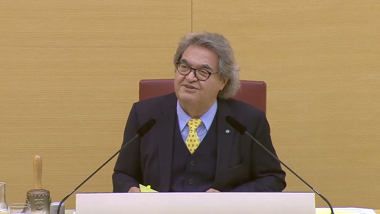 Rede des Alterspräsidenten Helmut Markwort zur Eröffnung des 18. Bayerischen Landtags am 05.11.2018.