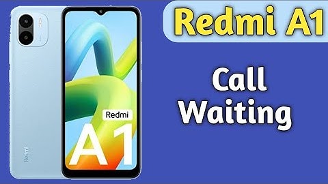 How To Enable Call Waiting Setting In Redmi A1, Redmi A1,Call Waiting Enable Kaise Kare
