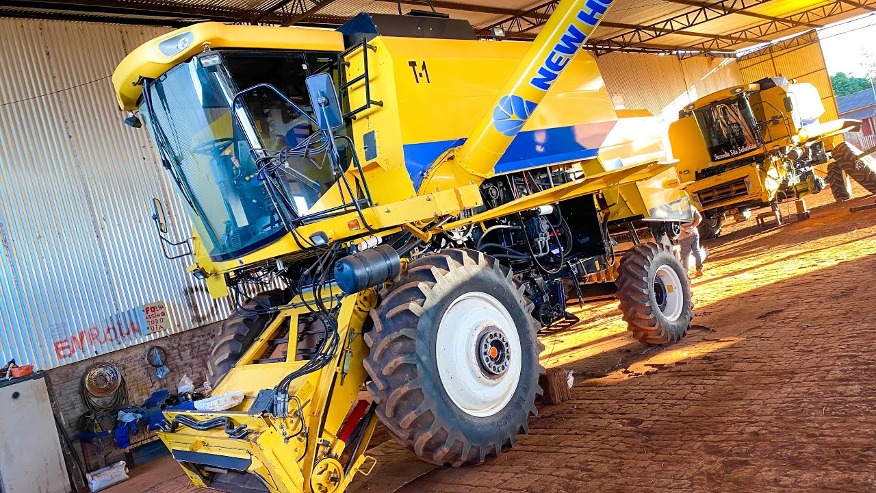 COMO PASSAR A COLHEITADEIRA TC 5090 PARA COLHER MILHO PARTE 2