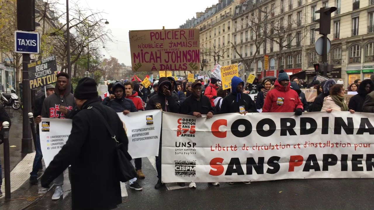 LA LDNA Rosa Parks Manifestation à Paris - YouTube
