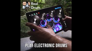 Real Drum: play electronic drums! Playback and Midi Mode 🥁
