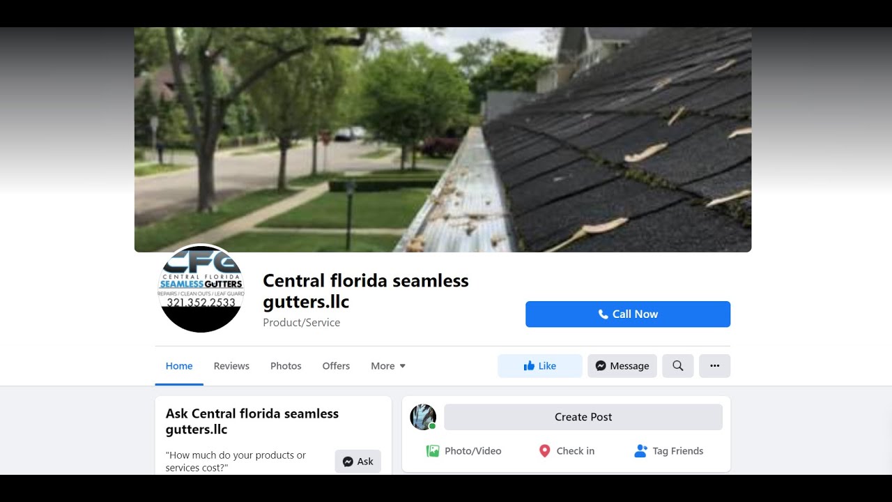 Central Florida Seamless Gutters LLC, Gutters Orlando