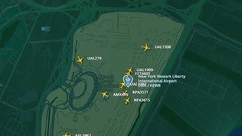 Live Air Traffic Control Radio and ADS-B @ Newark Airport (11-10-2024)