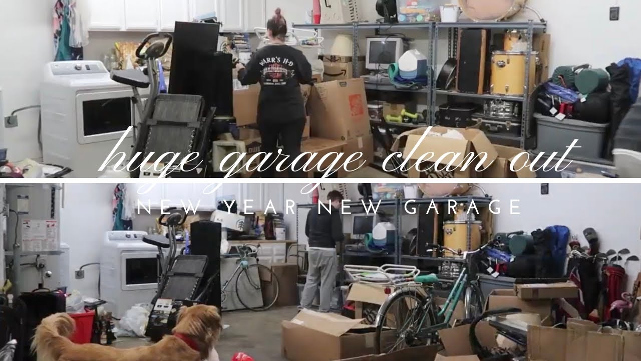 New Years Garage Clean Out VLOG