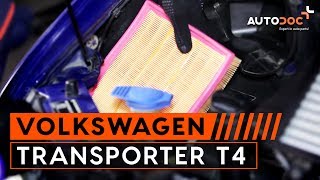 Ako vymeniť vzduchový filter na VW TRANSPORTER T4 [NÁVOD]