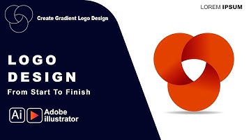 Create a Gradient Logo Design In Adobe Illustrator Tutorial |Modern Logo Design |With Zakki Graphics