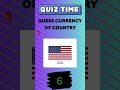 Can You Guess the Currency of Each Country? 🌍💰 #quiz#money #quiz #challenge #shorts #aenaquizworld