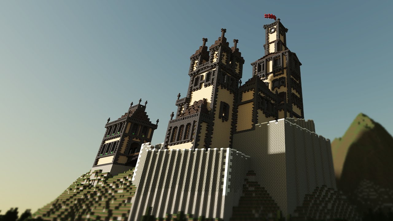 Minecraft Medieval Survival Castle Timelapse [4K] - YouTube