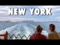 【4K】Sunset on the Staten Island Ferry Ride | New York City Tour