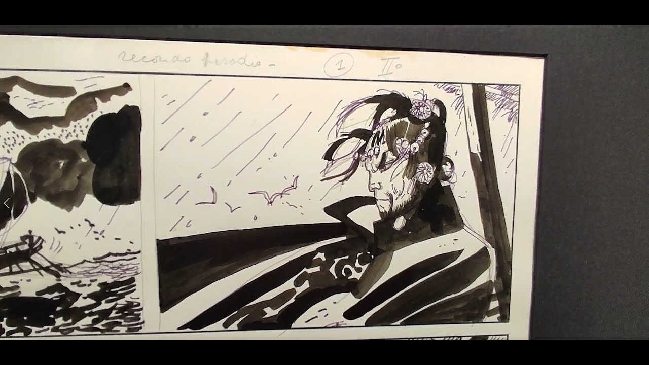 Tavole originali in mostra in 'Da Malamocco alla Malesia - Il Sandokan di Hugo Pratt' (Milano, 2022)