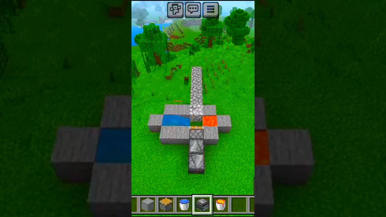 automatic bridge construction in minecraft 