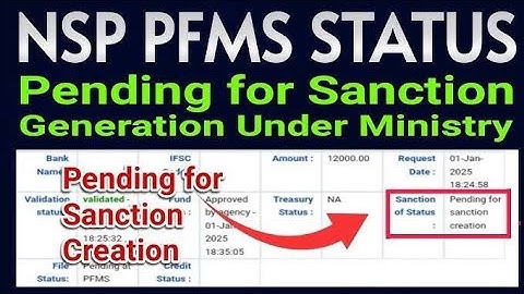 What Status After Pending For Sanction Generation Under Ministry & How Much Days it Will Take
