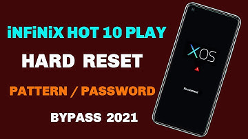 Hard Reset Infinix Hot 10  | Reset Pattern Pin Password Lock Unlock | Frp Bypass