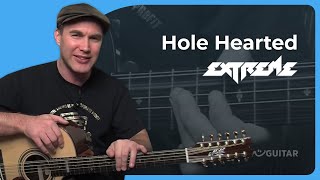 Video thumbnail of "How to play Hole Hearted by Extreme | Guitar Lesson"