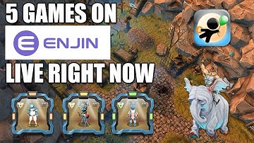 5 Games on Enjin - Play To Earn Now!