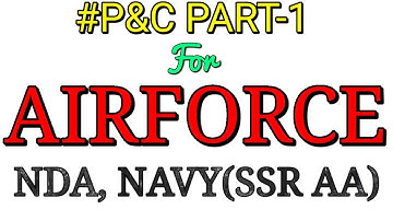 PERMUTAION AND COMBINANTION PART-1